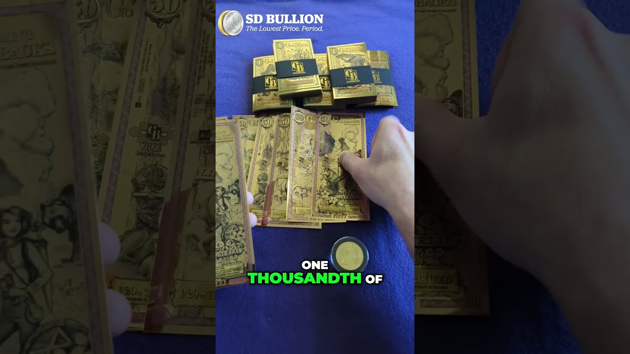 1 Oz Gold Coin Vs 1000 Goldbacks Which Would You Rather Spend Preciousmetals Goldcoins