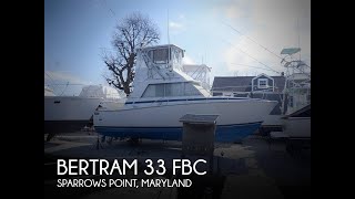 [UNAVAILABLE] Used 1977 Bertram 33 FBC in Sparrows Point, Maryland