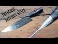 knife making - Integral Damascus chef's knife