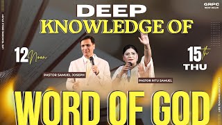 🔴DEEP KNOWLEDGE OF WORD OF GOD | 𝐏𝐀𝐒𝐓𝐎𝐑 𝐒𝐀𝐌𝐔𝐄𝐋 𝐉𝐎𝐒𝐄𝐏𝐇 | 𝐆𝐑𝐏𝐂 𝐍𝐄𝐖 𝐃𝐄𝐋𝐇𝐈 | 15th May 2025
