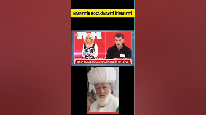 KENAN YILMAZ CİNAYETİ İTİRAF ETTİ #esraerol #magazin #live #sanadeğer#mügeanlı