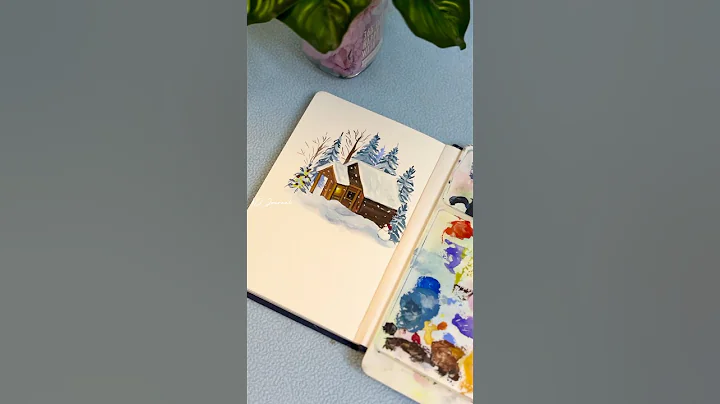 Winter❄️ #art #artshorts #painting #sketchful #drawing #artfully #sketchbook #paintings #viral #arts