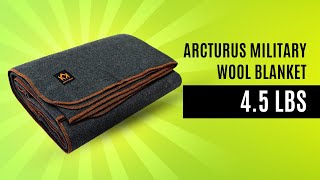 Wool Blanket for the very cold winter season !! Warm, Thick, Washable, Large l EKTOS