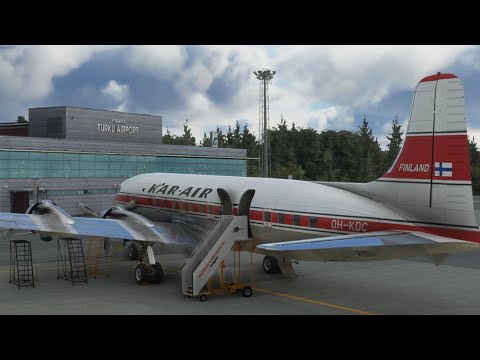 #98 PDMG DC-6 Kar-Air Turku-Pori, Selvitäänköhän hengissä edes? MSFS