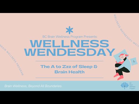Wellness Wednesday February 2021 The A to Zzz of Sleep