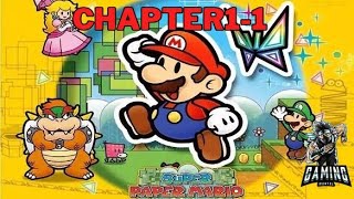 Super paper mario- chapter 1-1 The adventure unfolds (wii)