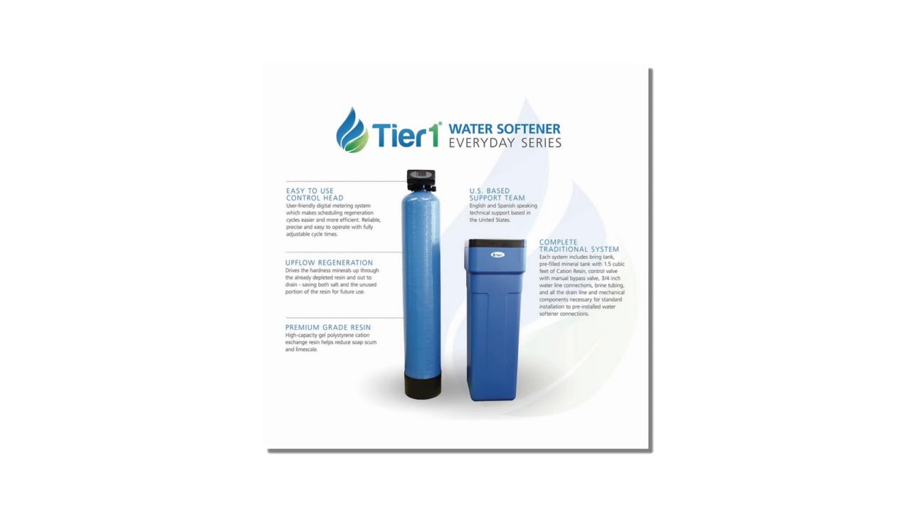 BEST Tier1 Everyday Series Efficiency Digital Water Softener - YouTube