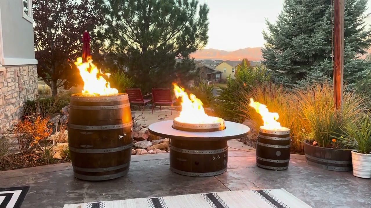 Wine Barrel Fire Pit: Crafted by the Wine Barrel Dude