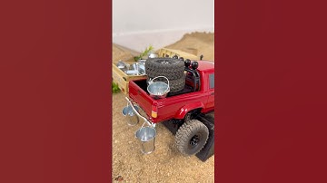 TOYOTA Land Cruiser MN82 vs Hilux WPL C64-1 Challenge #rc #rccar #foryou #automobile #shorts #viral