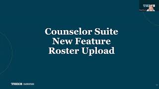 Using ApplyTexas Counselor Suite Enhancements to Manage Your Student Roster