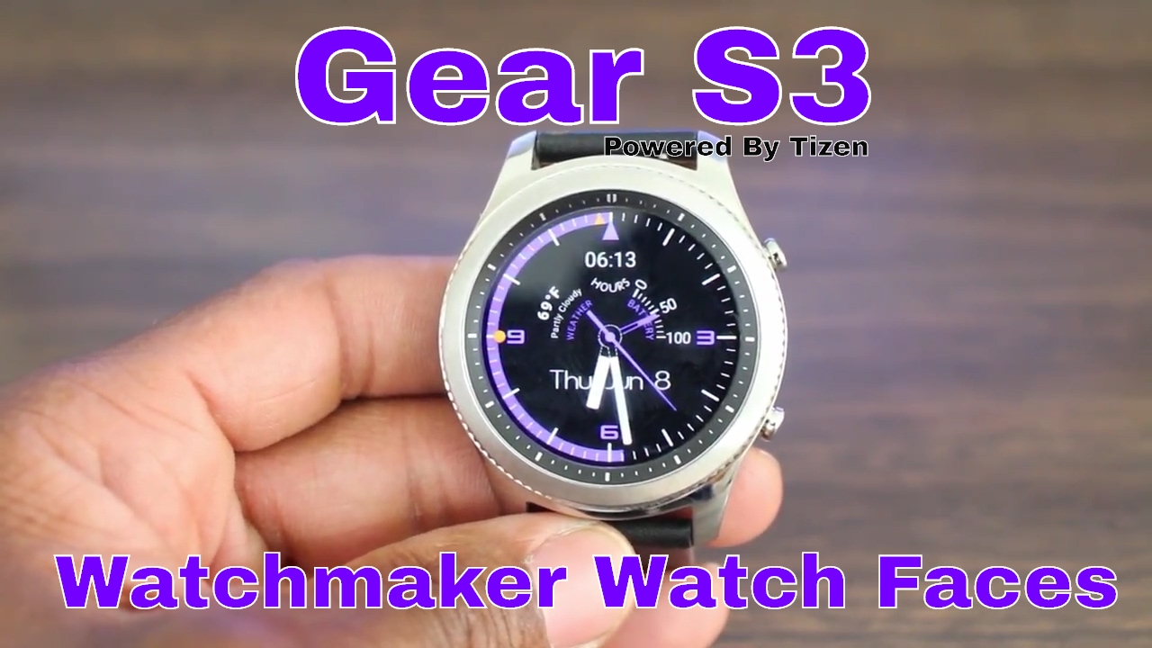 Top 5 Gear S3 Watchmaker Watch Faces 2017