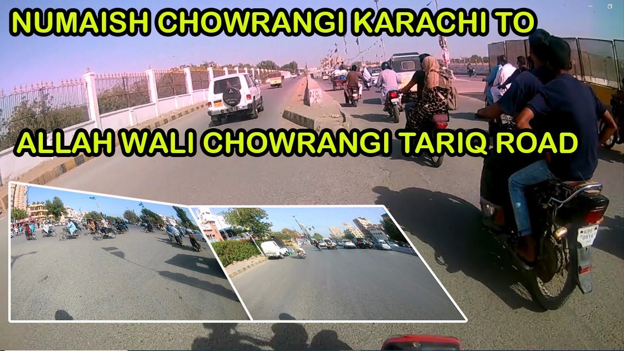 Numaish Chowrangi Karachi To Allah Wali Chowrangi Tariq Road || S.A Kashmiri Vlogs