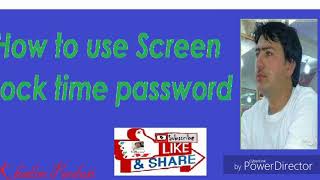 How to use Screen lock time password screenshot 4