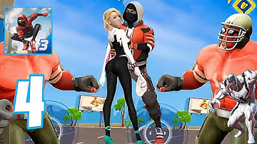 Spider Fighter 3 Gameplay - Hacker Girl in Chinatown Part 4 (iOS,Android)