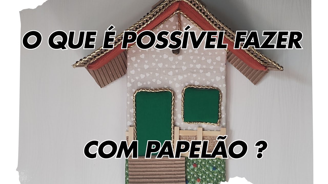O Que É Possível Fazer Com Papelão ?