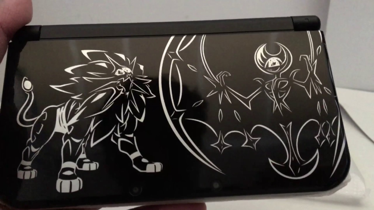 Unboxing The New Nintendo 3ds Xl Solgaleo Lunala Black Edition Pokemon Sun And Moon Youtube