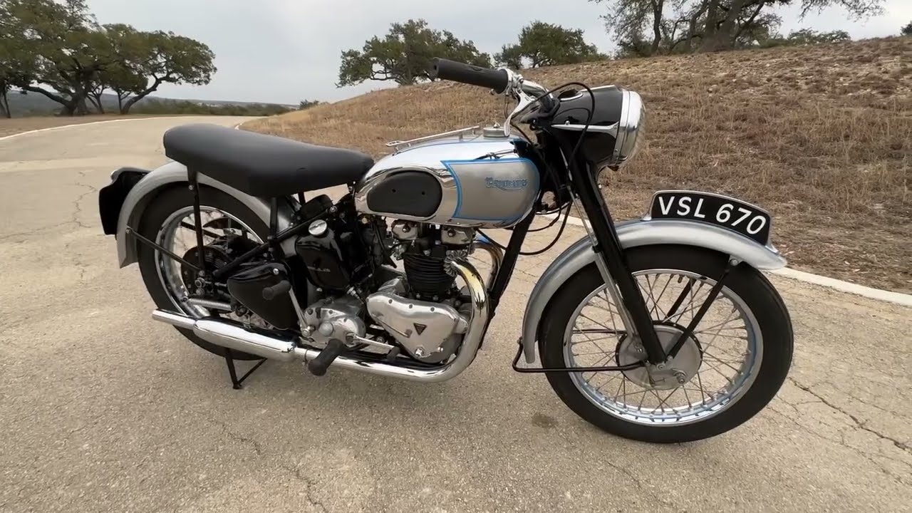 1949 Triumph Tiger 100 Walk Around & Cold Start