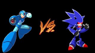 Megaman X vs Mecha Sonic