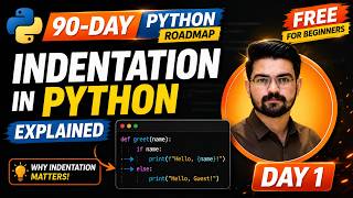 Indentation in Python Explained | 90-Day Python Roadmap Day 1 Profile