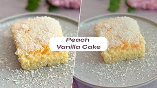 Easy Peach Vanilla Cake with Canned Peaches (No Gelatin!) screenshot 2
