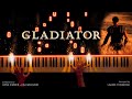 Gladiator  honor him  now we are free piano version