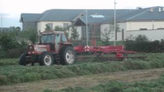Silage Rakeing Grass In Tower Cork.