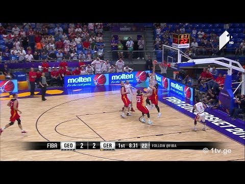 საქართველო - გერმანია. მატჩის საუკეთესო მომენტები #Eurobasket2017 Georgia vs Germany Highlights