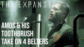 The Expanse - Amos & His Toothbrush v Belters on The Lazy Songbird