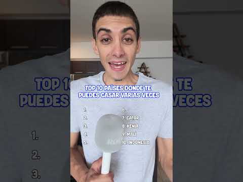 TOP 10 Países donde es legal CASARSE Varias Veces 💍🌍