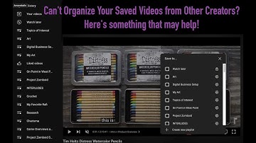 Too Many Saved Playlists?  Organize them Using Tab Groups
