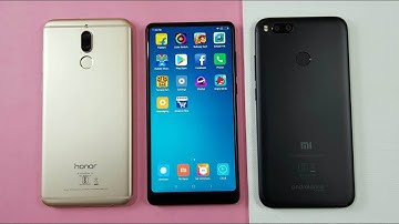 Honor 9i vs Mi Mix 2 vs Mi A1 SPEED TEST | COMPARISON !!