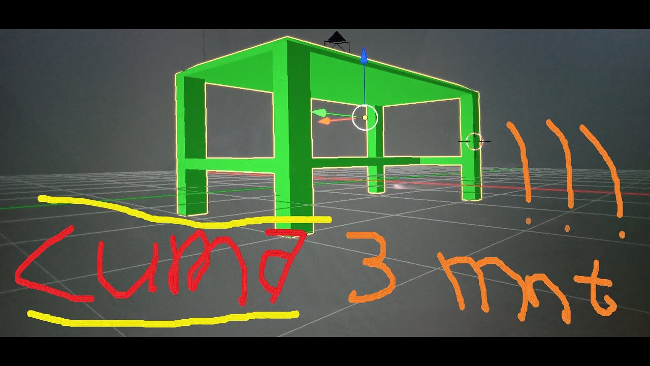 Cara membuat meja 3 Dimensi pakai Blender YouTube