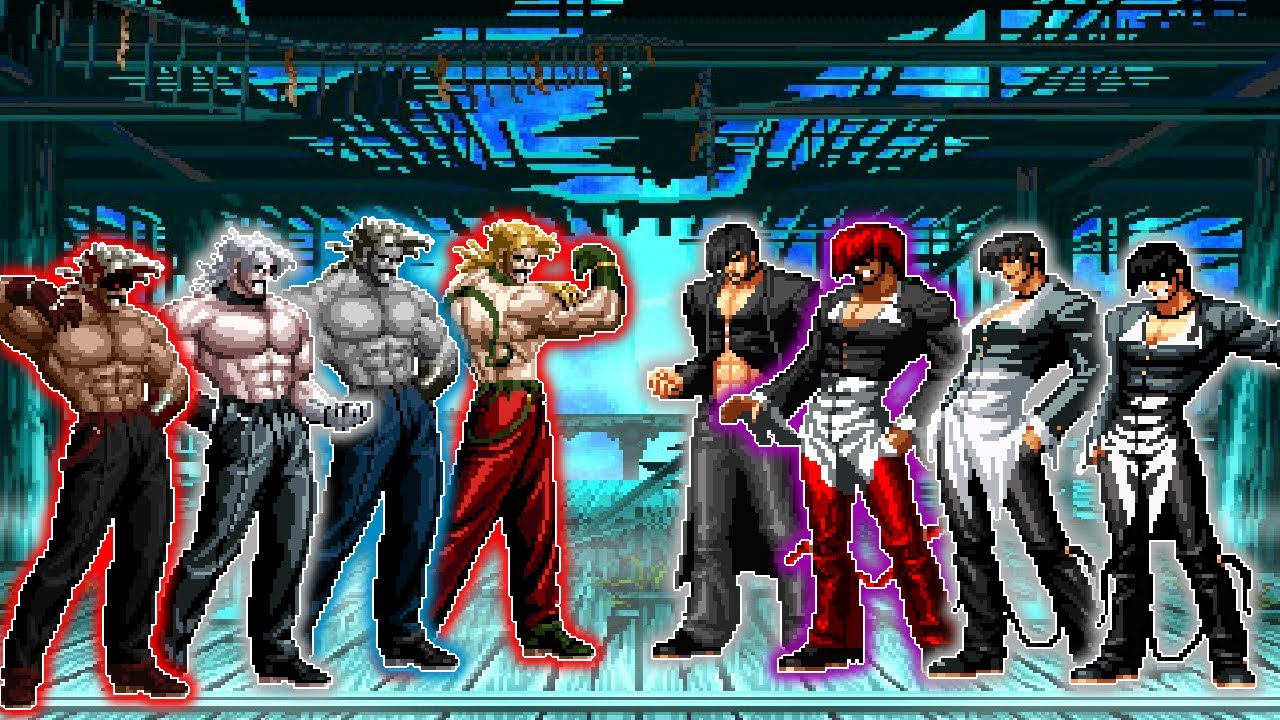 [KOF MUGEN] Ultra Rugal Team VS Orochi Iori Team - YouTube