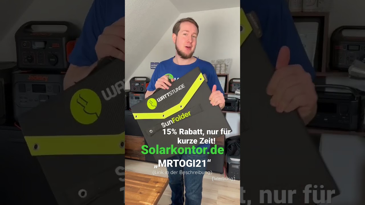 15% auf SunFolder mit „MRTOGI21“ bei Solarkontor.de 