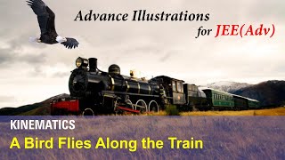 Advance Illustrations - A Bird Flies Along the Train | Kinematics #9 for JEE Advanced
