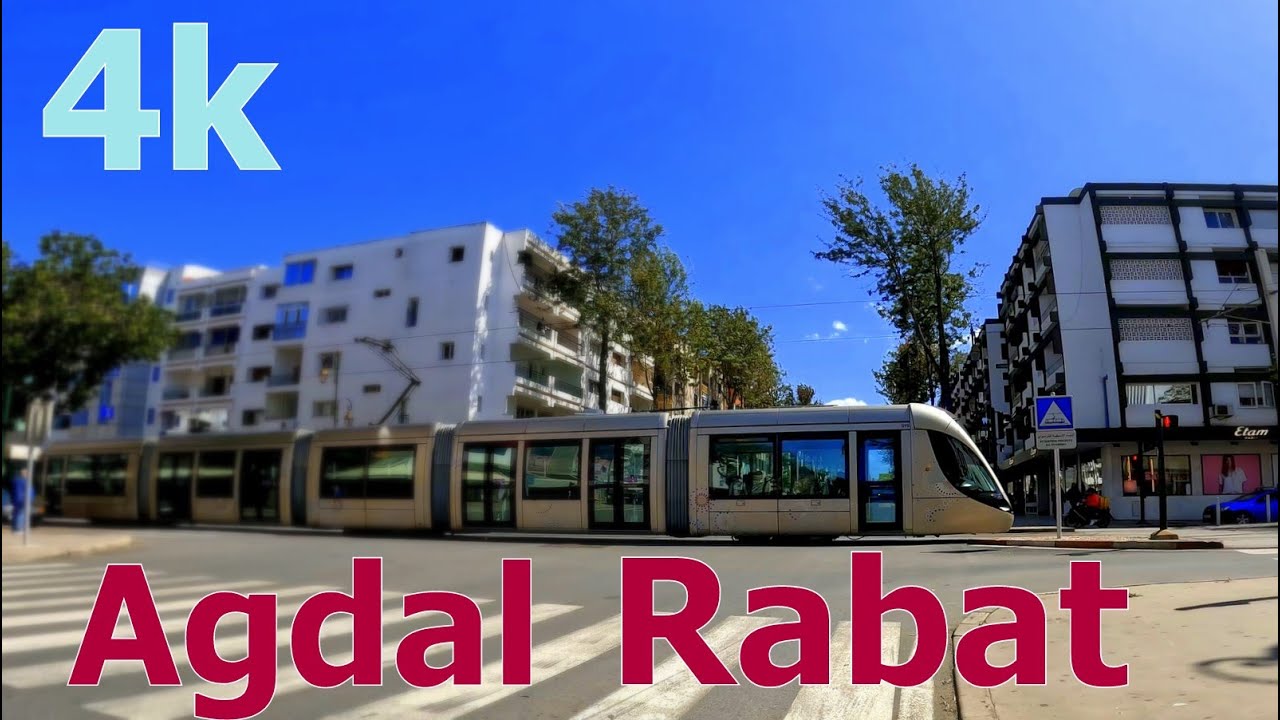 Rabat tours Agdal 4k  جولة جديدة في أگدال الرباط
