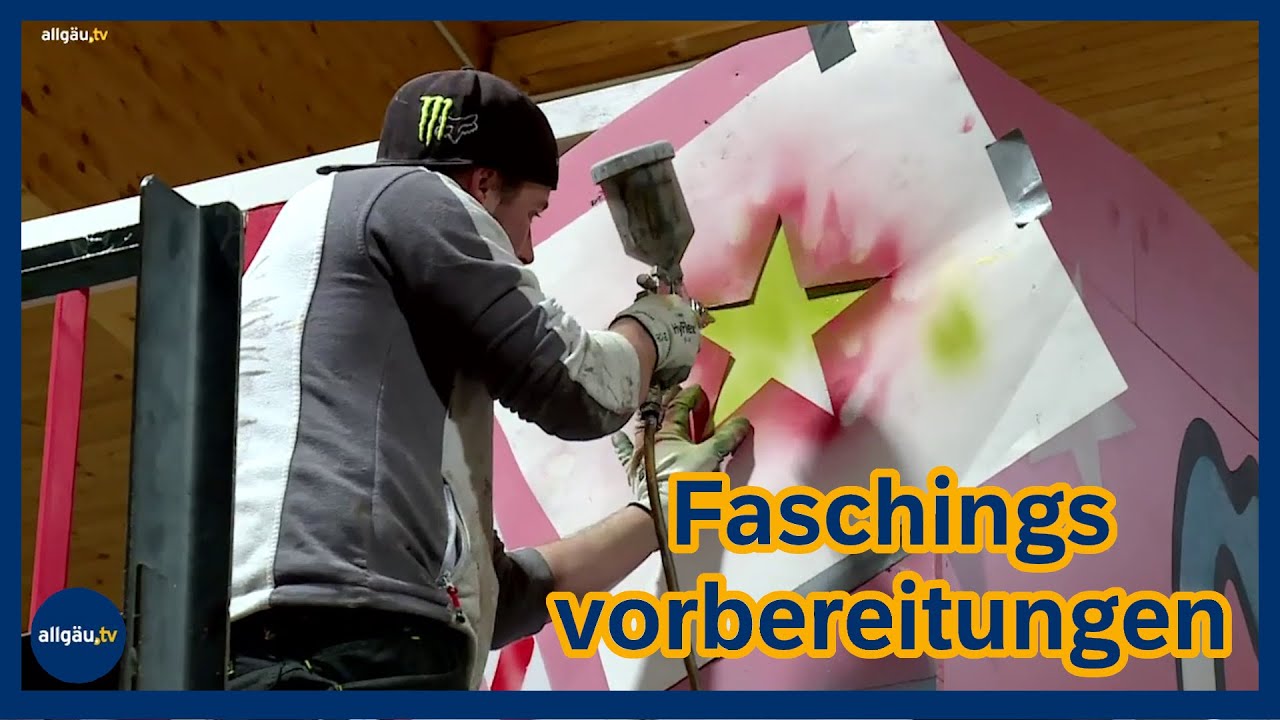 allgäu.tv spezial Faschingsvorbereitungen Sulzberg - Mittwoch,  5. Februar 2020