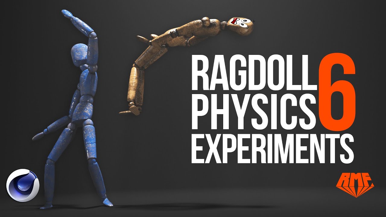 RagDoll Experiments 6 | Physics fun in Cinema 4D