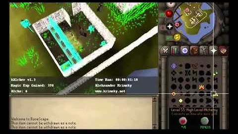 osrs alching bot | rs07 alching bot | runescape 2007 alching bot