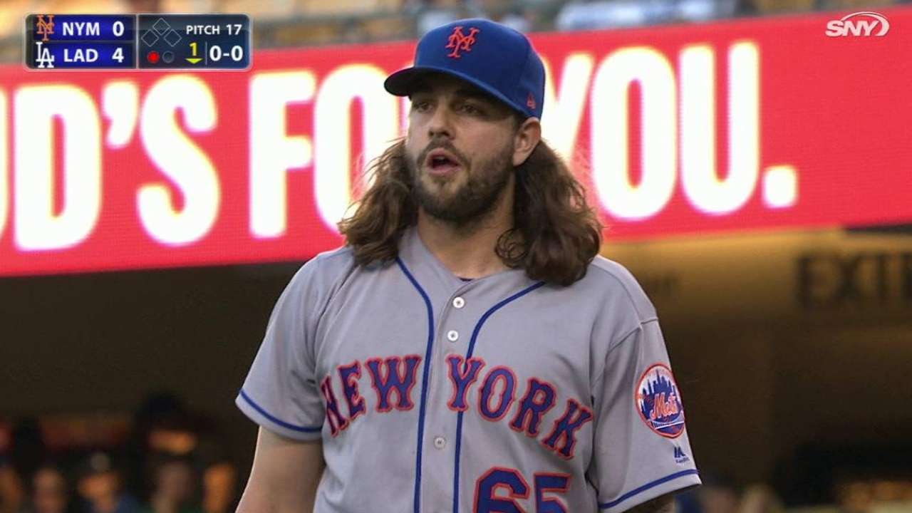 NYM@LAD: Gsellman strikes out Taylor in the 1st