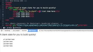 Creating an Attractive List with Font Awesome - Bootstrap Basics