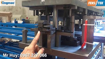 Máy đột dập thủy lực khóa nhôm xingfa, pma, jma 28 dao mới nhất năm 2019