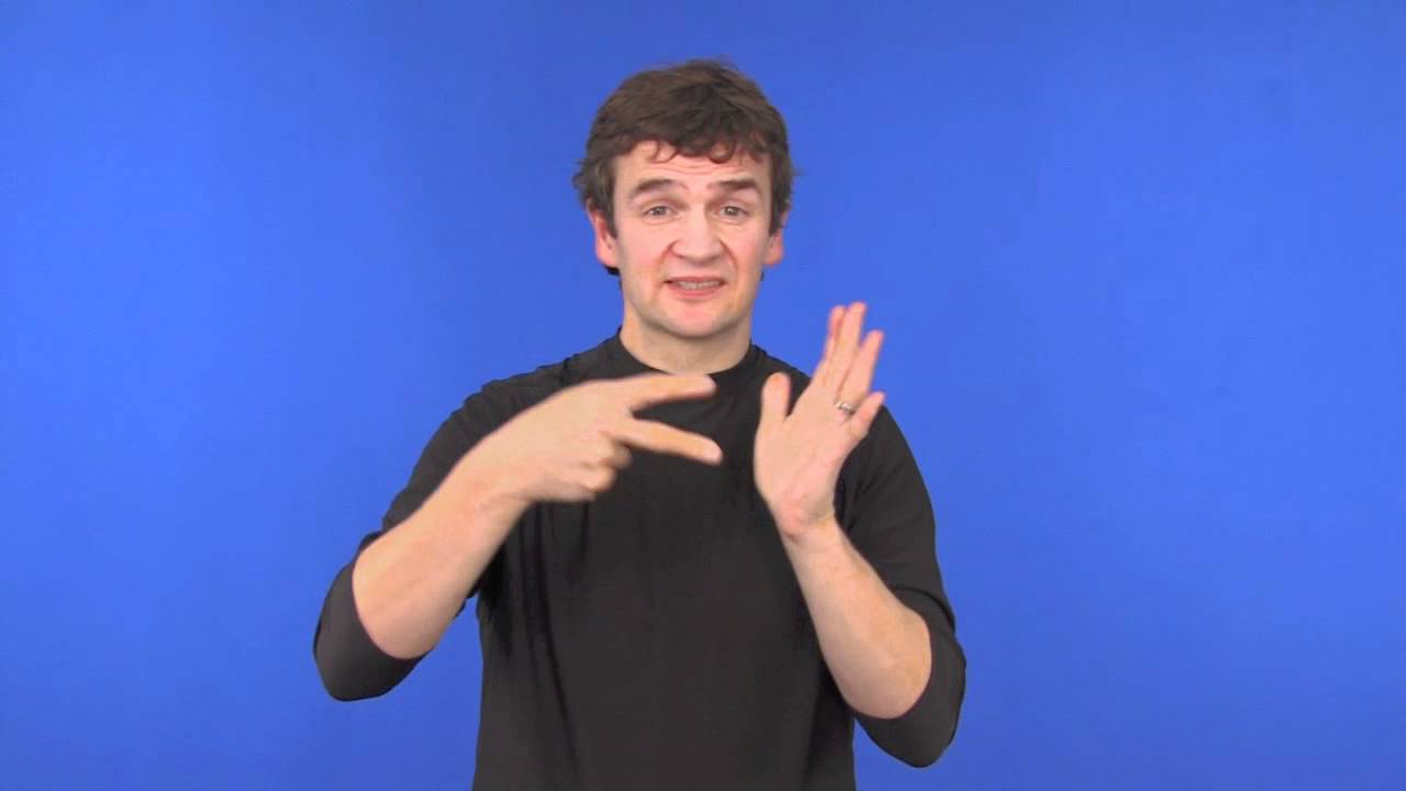 ASL Word of TELL (context A) - YouTube
