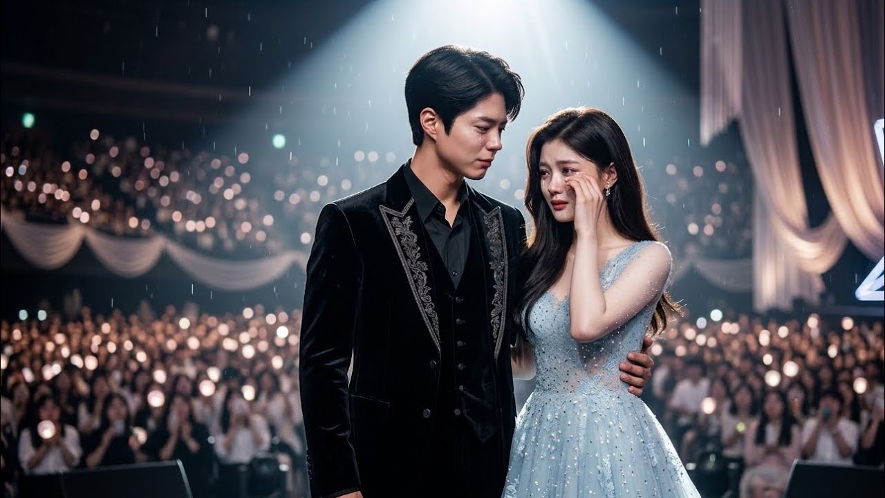 「涙のステージで明かされた真実の想い — Park Bo-gumとKim Yoo-jung、世界が息を呑んだあの夜の告白」 💔🌧️