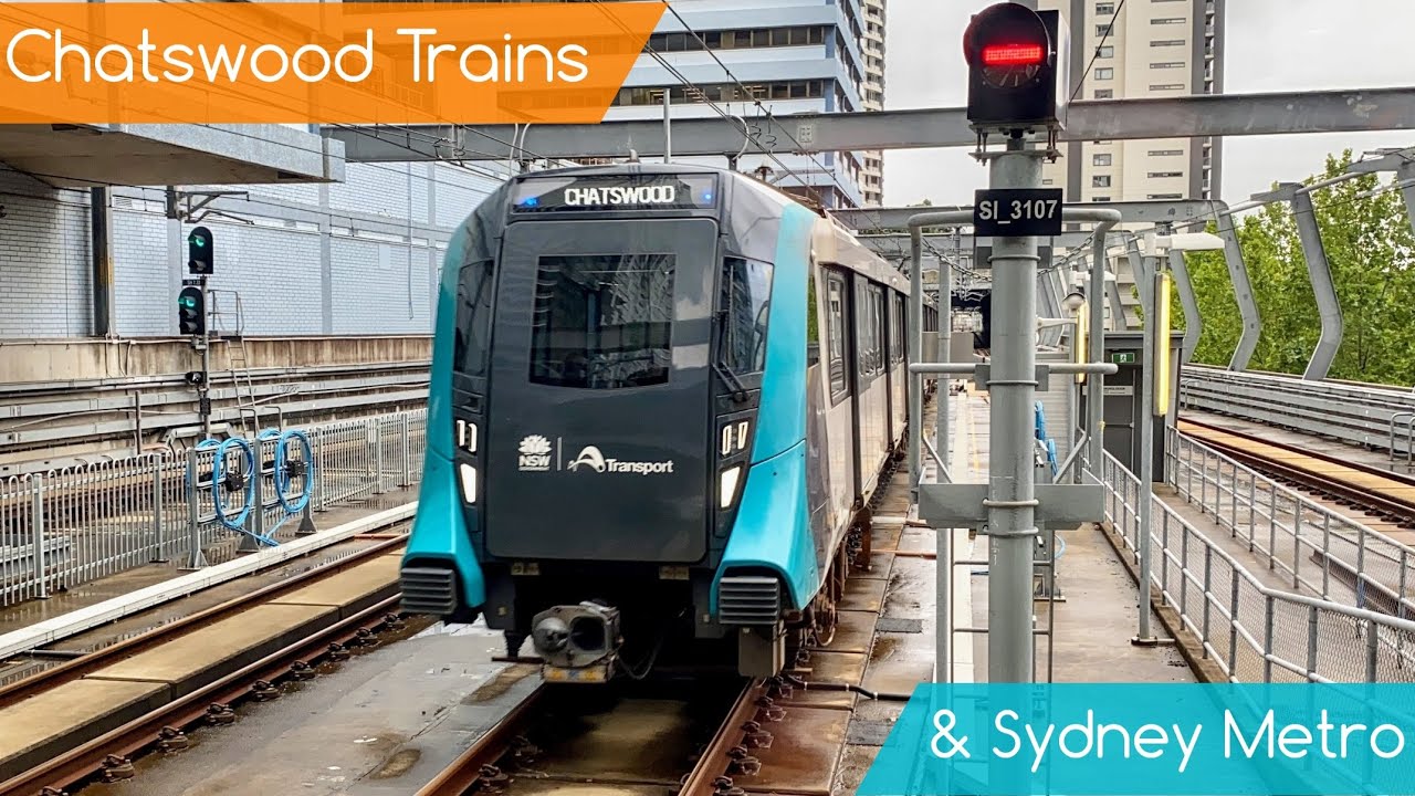Sydney Trains Vlog 1789: Chatswood Trains & Sydney Metro - YouTube