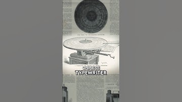 Bizarre Chinese Typewriter #technology