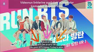 [Türkçe Altyazılı] RUN BTS! 81 Bölüm