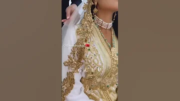 العروس المغربية بقفطان مغربي فخم التكشيطة مغربية العالمي القفطان المغربي العالمي 