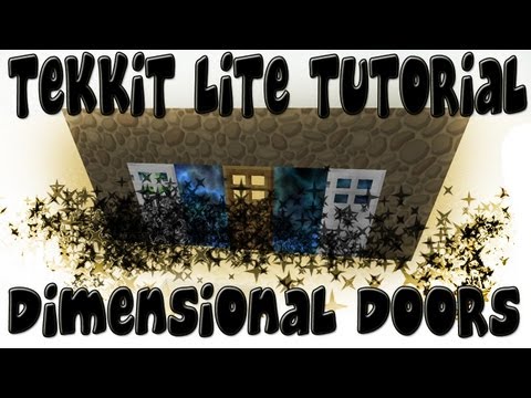 Dimensional Doors Mod - Minecraft Tekkit Lite Tutorial