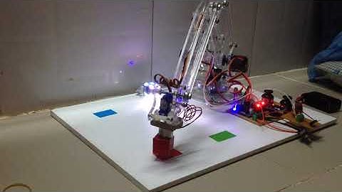 Cánh tay robot bằng servo Phân loại sản phẩm